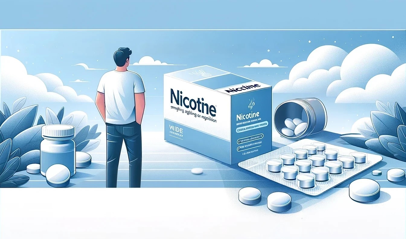 Une illustration d'une comprimé nicotinique
